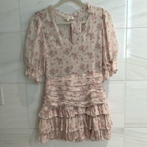 LoveshackFancy Silk Hannah Dress